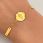 ⁦اسواره ذهب عيار 21 الوزن 0.69 جرام⁩ - الصورة ⁦3⁩