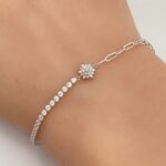 ⁦اسواره ذهب عيار 18 وزن 1.17 جرام أناقة يومية مميزة⁩ - الصورة ⁦2⁩