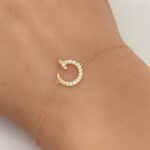 ⁦اسواره ذهب عيار 18 وزن 0.45 جرام لمسة ذهبية جذابة⁩ - الصورة ⁦3⁩