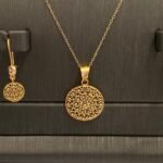 ⁦نصف طقم ذهب عيار 21 الوزن 4.63 جرام⁩ - الصورة ⁦3⁩