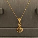 ⁦نصف طقم ذهب عيار 21 الوزن 3.32 جرام⁩ - الصورة ⁦3⁩