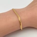 ⁦اسواره ذهب عيار 18 الوزن 2.06 جرام⁩ - الصورة ⁦3⁩