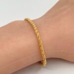 ⁦اسواره ذهب عيار 18 الوزن 3.82 جرام⁩ - الصورة ⁦3⁩