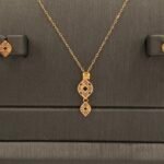 ⁦نصف طقم ذهب عيار 21 الوزن 2.96 جرام⁩ - الصورة ⁦2⁩