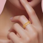 ⁦خاتم ذهب عيار 21 قطعة راقية تمنحك أناقة لا تنسى أبدًا⁩ - الصورة ⁦2⁩