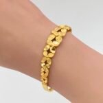 ⁦اسواره وخاتم ذهب عيار 21 الوزن 10.68 جرام⁩ - الصورة ⁦2⁩