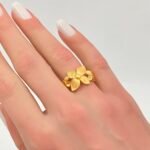 ⁦اسواره وخاتم ذهب عيار 21 الوزن 10.68 جرام⁩ - الصورة ⁦3⁩