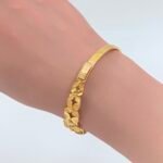 ⁦اسواره وخاتم ذهب عيار 21 الوزن 10.68 جرام⁩ - الصورة ⁦4⁩