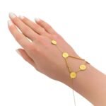 كف ذهب عيار 18 الوزن 1.35 جرام