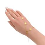 كف ذهب عيار 18 الوزن 0.96 جرام