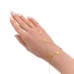 كف ذهب عيار 18 الوزن 1.03 جرام