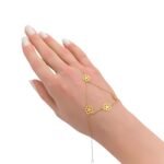 كف ذهب عيار 18 الوزن 0.92 جرام