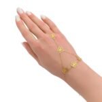 كف ذهب عيار 18 الوزن 0.98 جرام