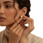 حلق طبي ذهب عيار 18 الوزن 0.26 جرام