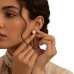 حلق طبي ذهب عيار 18 الوزن 0.32 جرام