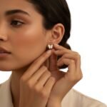 حلق طبي ذهب عيار 18 الوزن 0.59 جرام