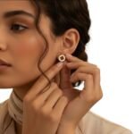 حلق طبي ذهب عيار 18 الوزن 0.28 جرام