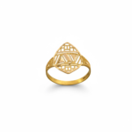 ⁦خاتم ذهب عيار 21⁩ - الصورة ⁦2⁩