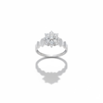 ⁦خاتم ذهب عيار 18 الوزن 2.04 جرام⁩ - الصورة ⁦2⁩