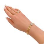 اسواره ذهب عيار 18 الوزن 10.28 جرام