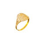 خاتم ذهب عيار 21 الوزن 1.12 جرام