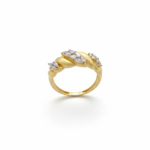 ⁦خاتم ذهب عيار 18 الوزن 1.80 جرام⁩ - الصورة ⁦2⁩