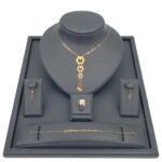 طقم ذهب عيار 21 الوزن 2.89 جرام