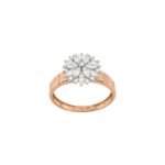 خاتم روز قولد ذهب عيار 18 الوزن 1.52 جرام