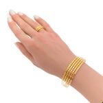 اسواره وخاتم ذهب عيار 21 الوزن 10.94 جرام