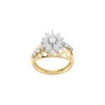 خاتم ذهب عيار 18 الوزن 2.22 جرام