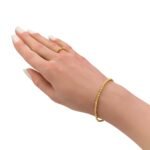 اسواره وخاتم ذهب عيار 21 الوزن 7.49 جرام