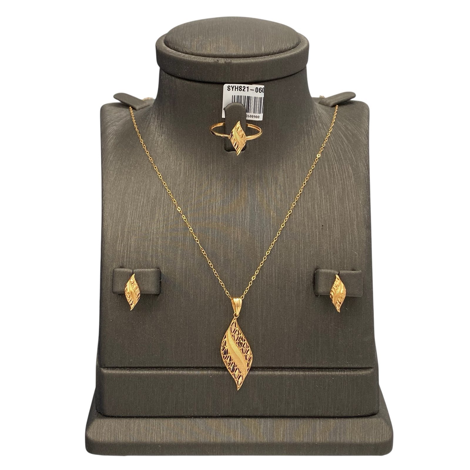 photoroom_20260216_155018.jpeg نصف طقم ذهب عيار 21 الوزن 4.61 جرام - الصورة 1