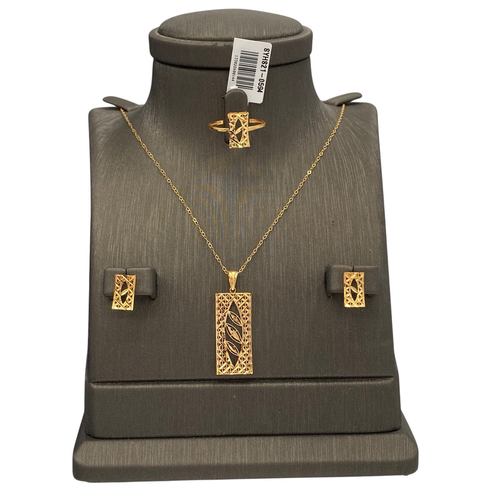 photoroom_20260216_182847.jpeg نصف طقم ذهب عيار 21 الوزن 4.50 جرام - الصورة 1