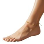 خلخال ذهب عيار 21 الوزن 2.17 جرام