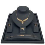 طقم ذهب عيار 21 الوزن 12.81 جرام