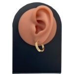 حلق ذهب عيار 21 الوزن 2.23 جرام