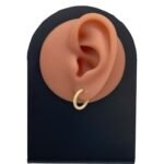 حلق ذهب عيار 21 الوزن 0.94 جرام