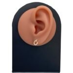 حلق ذهب عيار 21 الوزن 0.64 جرام