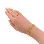 اسواره وخاتم ذهب عيار 21 الوزن 9.23 جرام