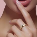 ⁦خاتم ذهب عيار 18 الوزن 0.87 جرام⁩ - الصورة ⁦2⁩