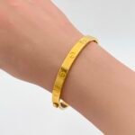 ⁦اسواره ذهب عيار 21 الوزن 9.75 جرام⁩ - الصورة ⁦2⁩