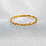 ⁦غوايش أطفال ذهب عيار 21 وزن 3.00 جرام هدية مميزة⁩ - الصورة ⁦2⁩