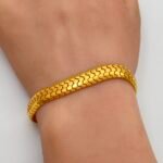 ⁦أسواره ذهب عيار 21 الوزن 15.36 جرام⁩ - الصورة ⁦2⁩