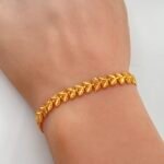 ⁦أسواره ذهب عيار 21 الوزن 5.33 جرام⁩ - الصورة ⁦2⁩