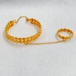 ⁦كف اطفال ذهب عيار  21 الوزن 4.20 جرام⁩ - الصورة ⁦2⁩