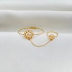 كف اطفال ذهب عيار  21 الوزن 1.95 جرام