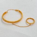 ⁦كف اطفال ذهب عيار  21 الوزن 4.50 جرام⁩ - الصورة ⁦2⁩