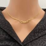 عقد ذهب عيار 18 الوزن 1.81 جرام