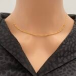 عقد ذهب عيار 21 الوزن 1.95 جرام