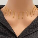 عقد ذهب عيار 21 الوزن 3.10 جرام